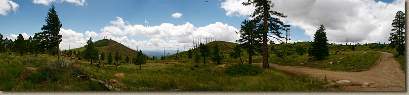 Pan shot from the top of Mt Elden in Flagstaff.