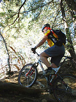 Idyllwild-22MAR03-15-ErnieMaxTrail.JPG (123394 bytes)